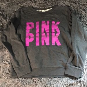 PINK Crew Neck Sweatshirt